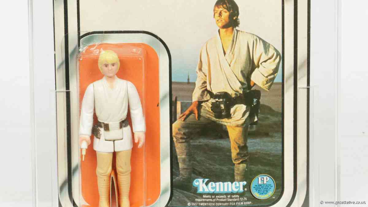 Rare Star Wars Luke Skywalker figure could fetch £20,000 at Teesside auction