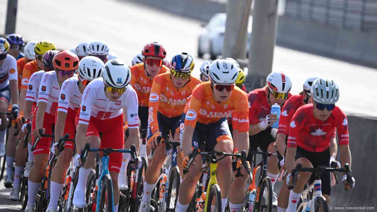 LIVE WK wielrennen | Concurrentes van Demi Vollering vallen weg na massale valpartij, Nederland domineert koers