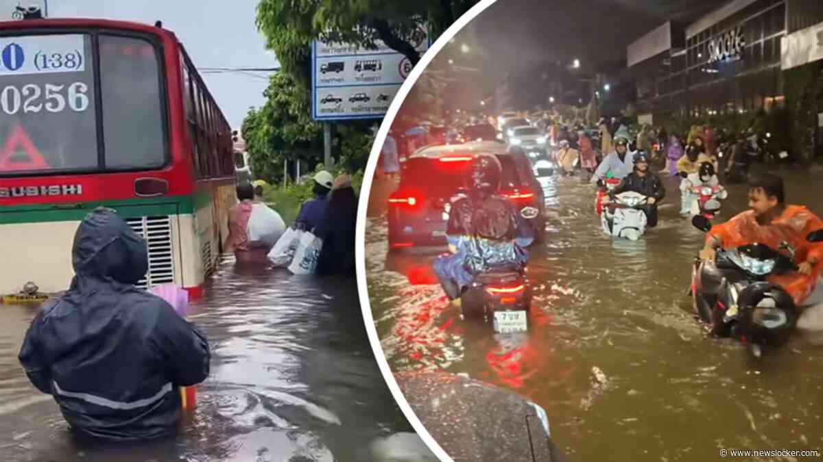 Bangkok geteisterd door enorme wateroverlast: straten veranderen in rivieren