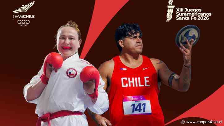 Anastasia Velozo y Claudio Romero serán abanderados de Chile en la clausura de los Sudamericanos