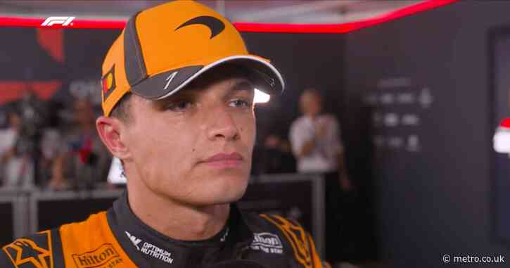 Lando Norris demands F1 rival is ‘banned’ after Azerbaijan Grand Prix crash