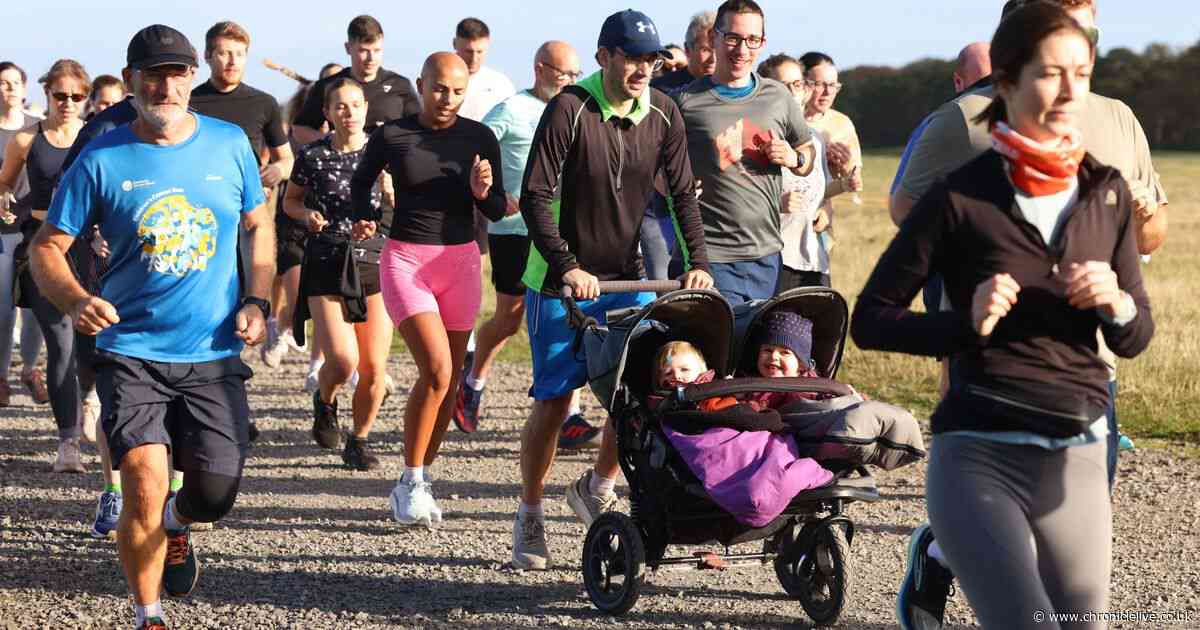 46 photos at Newcastle Town Moor as hundreds of runners take on autumnal parkrun