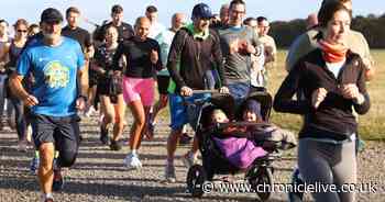 46 photos at Newcastle Town Moor as hundreds of runners take on autumnal parkrun