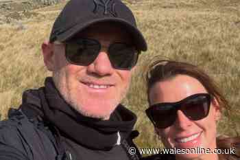 Wayne and Coleen Rooney climb Welsh mountain on weekend break