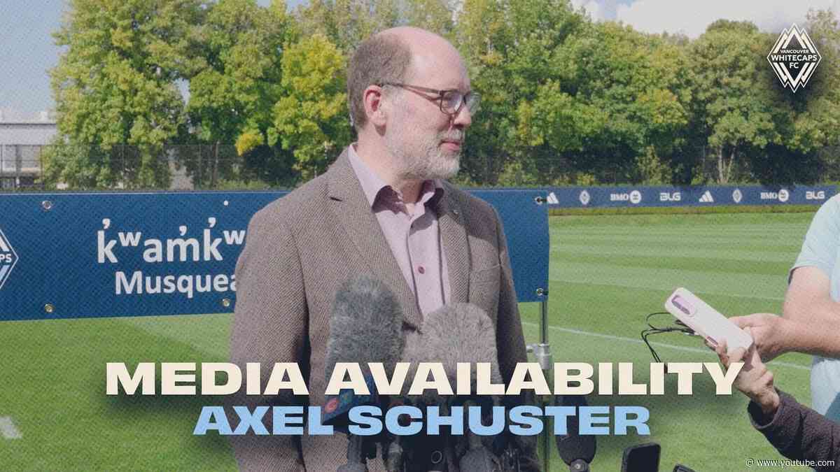 Axel Schuster Media Availability 🎙️ | September 23, 2026