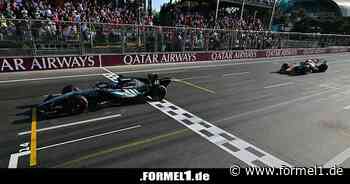 Fast ein Fotofinish: So lief das Herzschlagfinale Russell vs. Verstappen