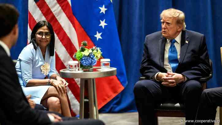 Trump confirmó que habló sobre elecciones con la "fantástica" Delcy Rodríguez