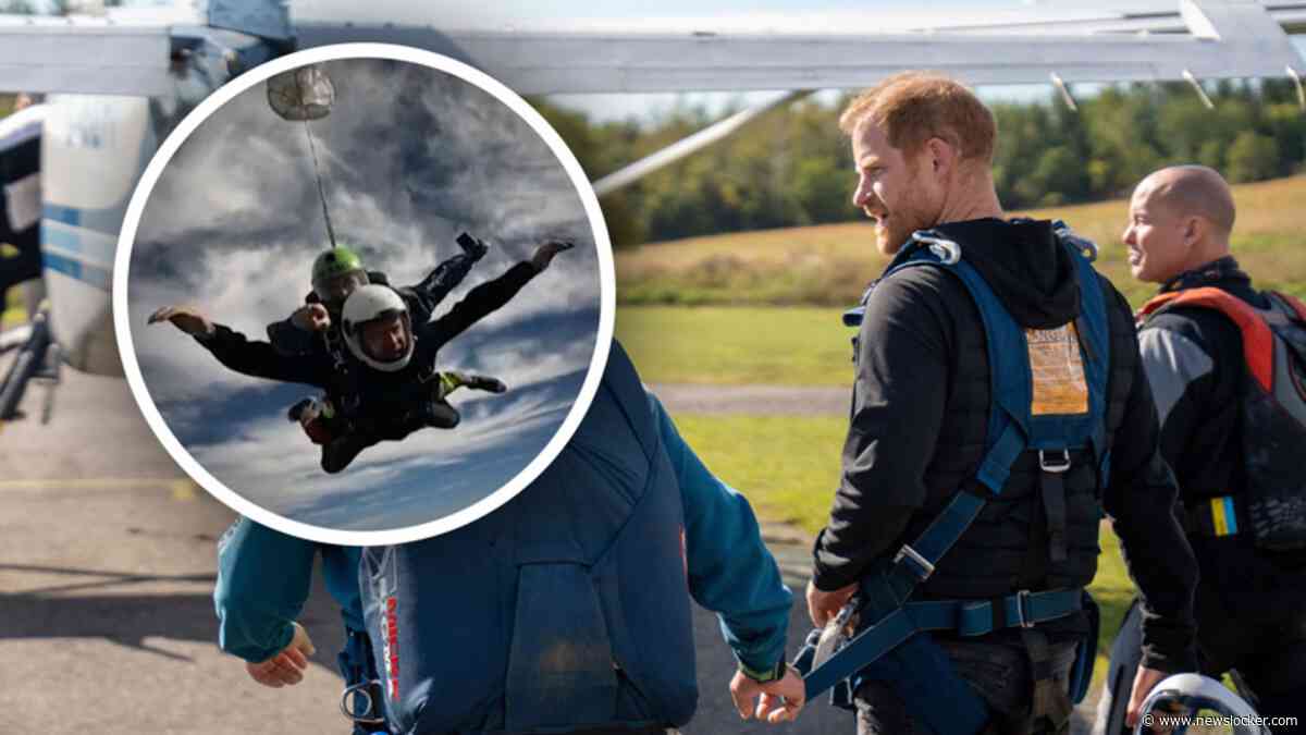 Prins Harry springt uit vliegtuig voor bijzondere belofte aan 102-jarige veteraan