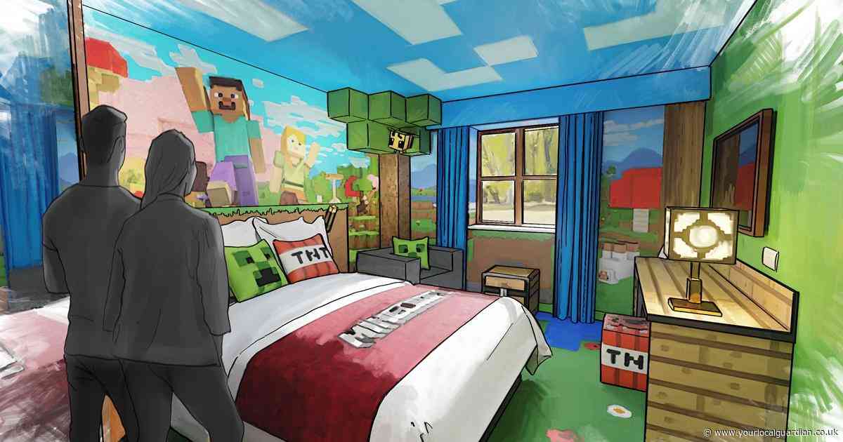 World’s first Minecraft-themed hotel to open at huge UK theme park in 2027