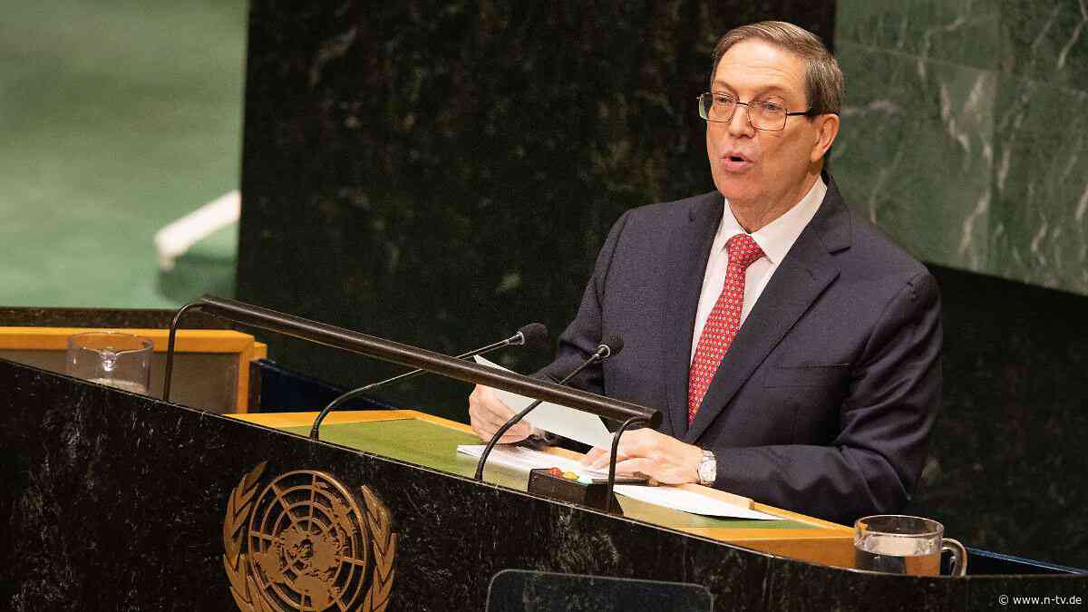 Kritik an Ölblockade: Kuba warnt bei Vereinten Nationen vor drohendem US-Militäreinsatz