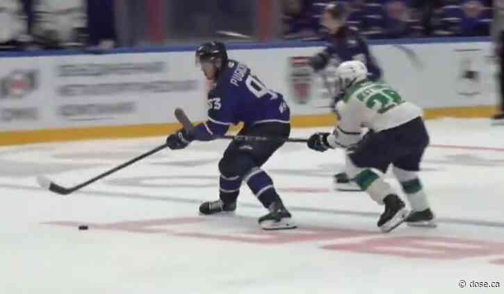 VIDEO: Gleb Pugachyov Earns His First Point in Russia This Season