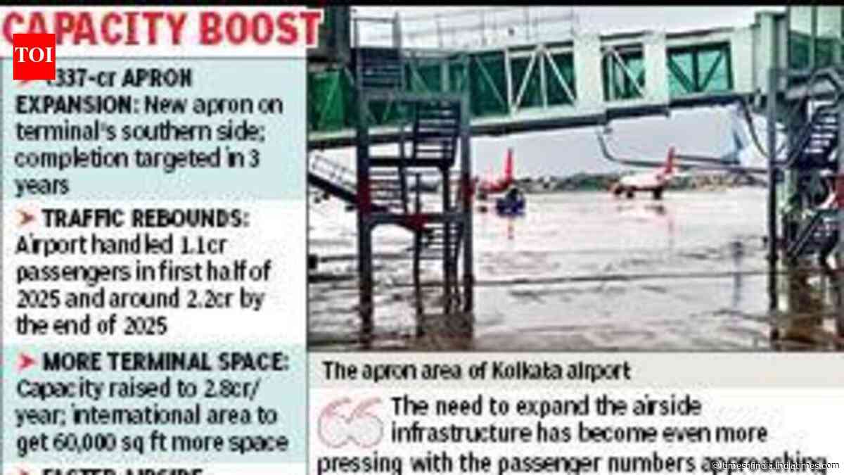 Kolkata airport to get more room for flights after Rs 337 crore apron expansion