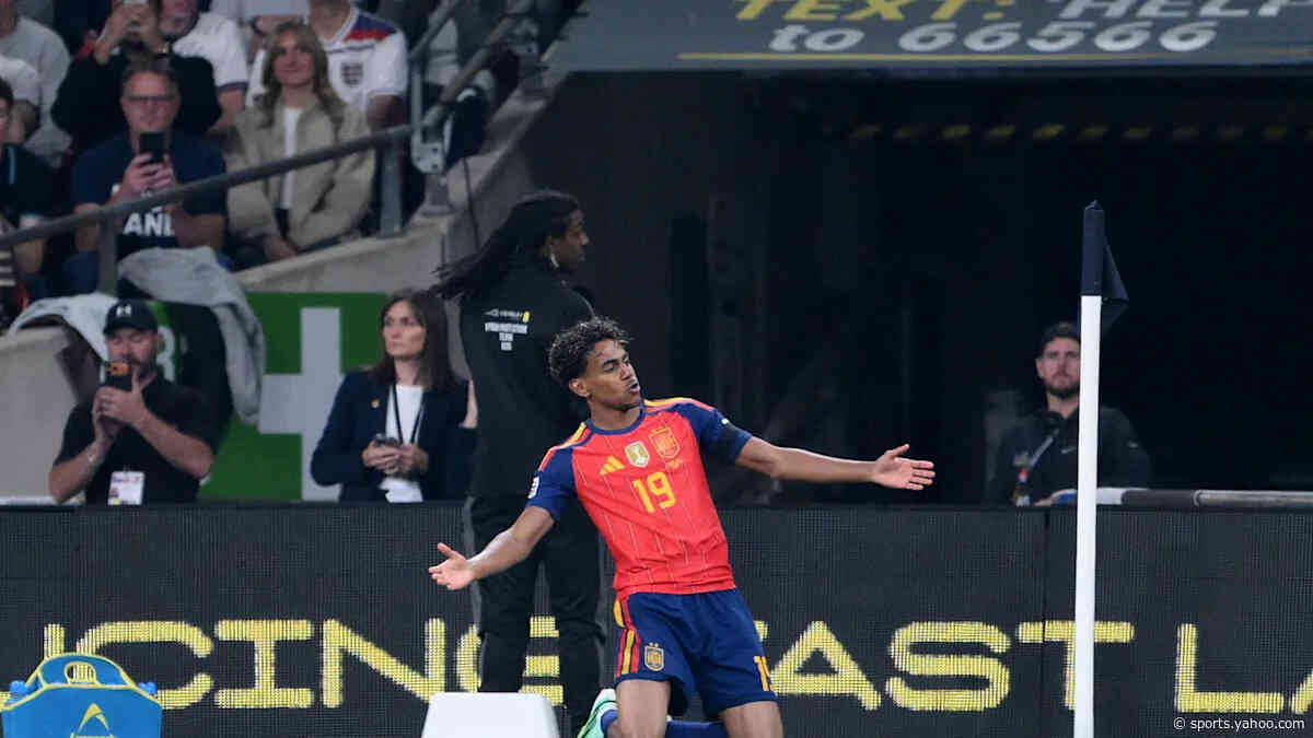 England vs Spain, Nations League live: Lamine Yamal puts World Cup champs up after Guehi error (video)