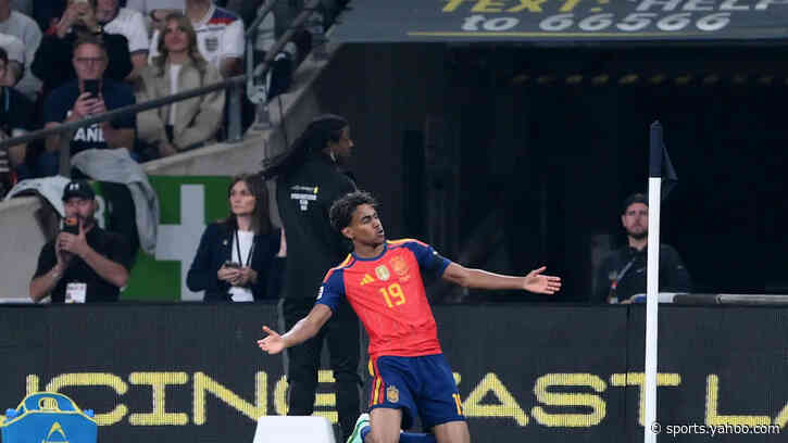England vs Spain, Nations League live: Lamine Yamal puts World Cup champs up after Guehi error (video)