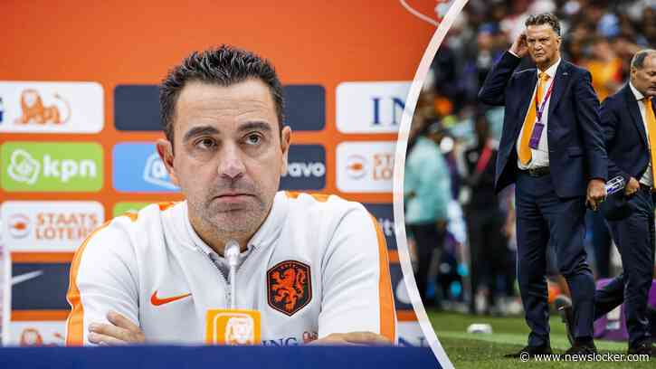 Xavi doet bij Nederlands elftal het tegenovergestelde van Louis van Gaal