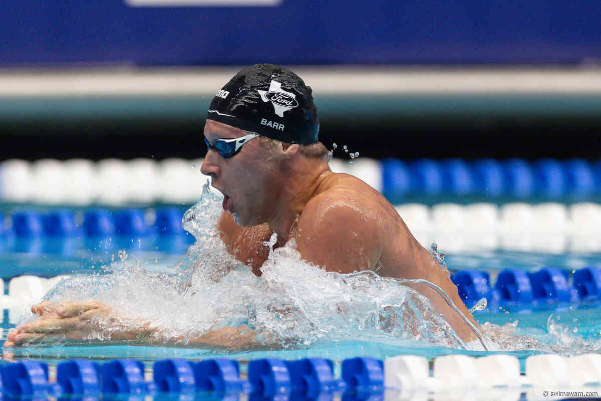 Luke Barr Takes 4 Seconds Off His Lifetime Best in the 200 Yard Breaststroke