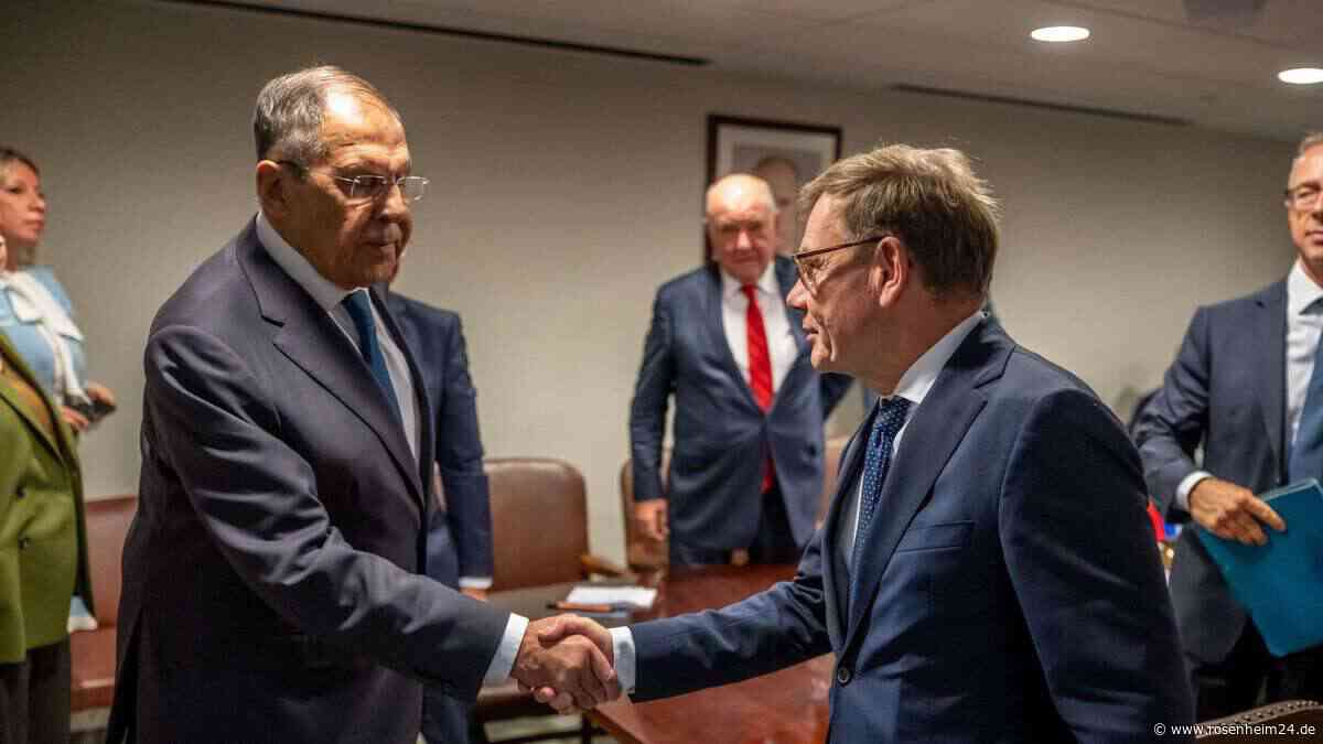 Gespräche in New York: Wadephul sieht weiter Uneinigkeit – Lawrow fand Treffen überflüssig