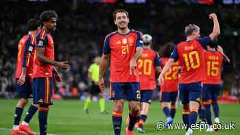 England vs Spain LIVE: Nations League updates as Oyarzabal puts World Cup winners ahead