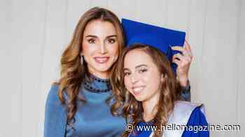 Queen Rania celebrated her youngest daughter, Princess Salma's birthday on Saturday, and the royal pair appeared to be each other's doubles
