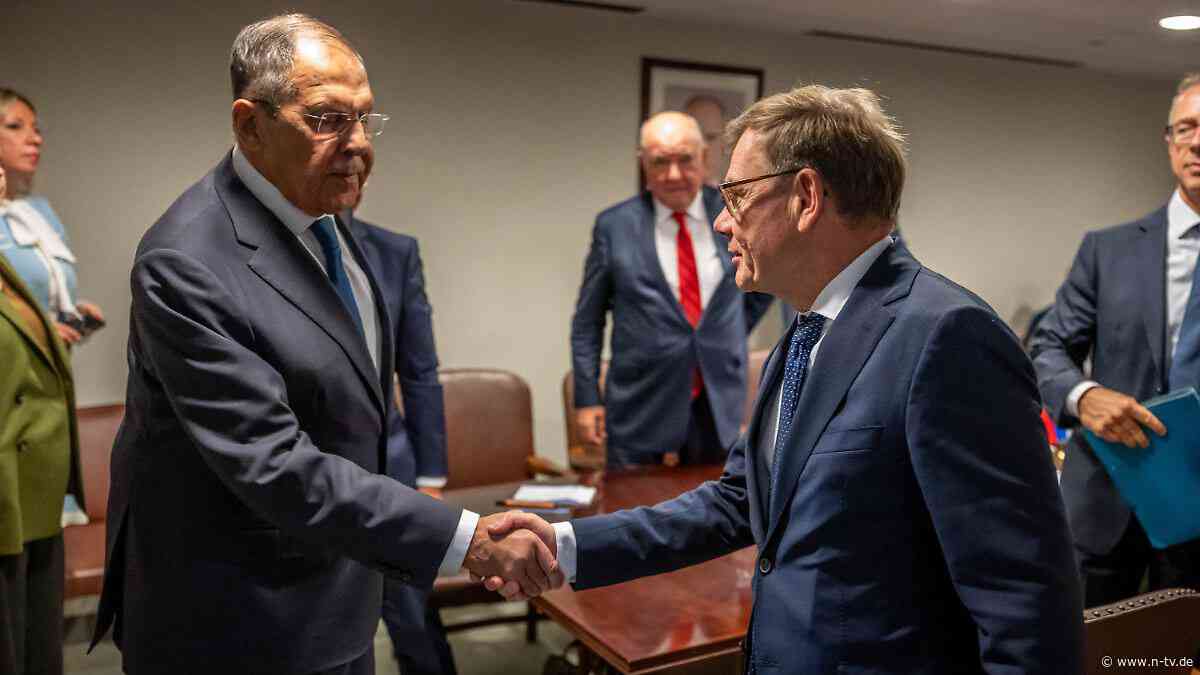 "Es war ein intensives Gespräch": Wadephul trifft Lawrow erstmals seit Beginn des Ukraine-Krieges