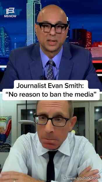 Journalist Evan Smith: 'No reason to ban the media'