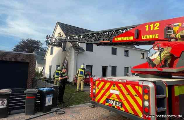 FW Lehrte: Wärmepumpe gerät in Ahlten in Brand Flammen drohen auf Wohnhaus überzugreifen