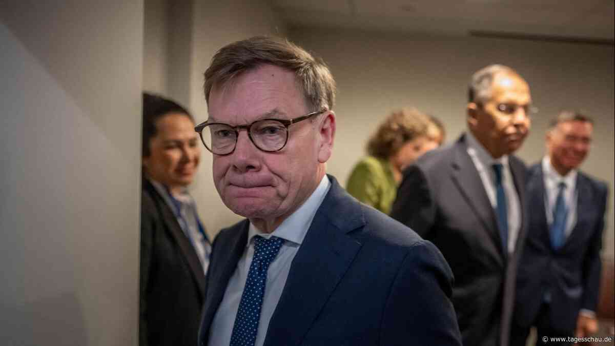 Wadephul zum Treffen mit Lawrow: "Mit Gegnern muss man verhandeln"