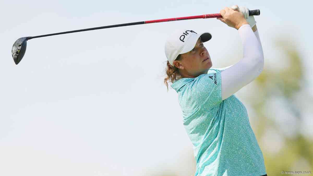 Coughlin first in LPGA history to open round with 9 straight birdies