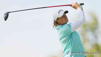 Coughlin first in LPGA history to open round with 9 straight birdies