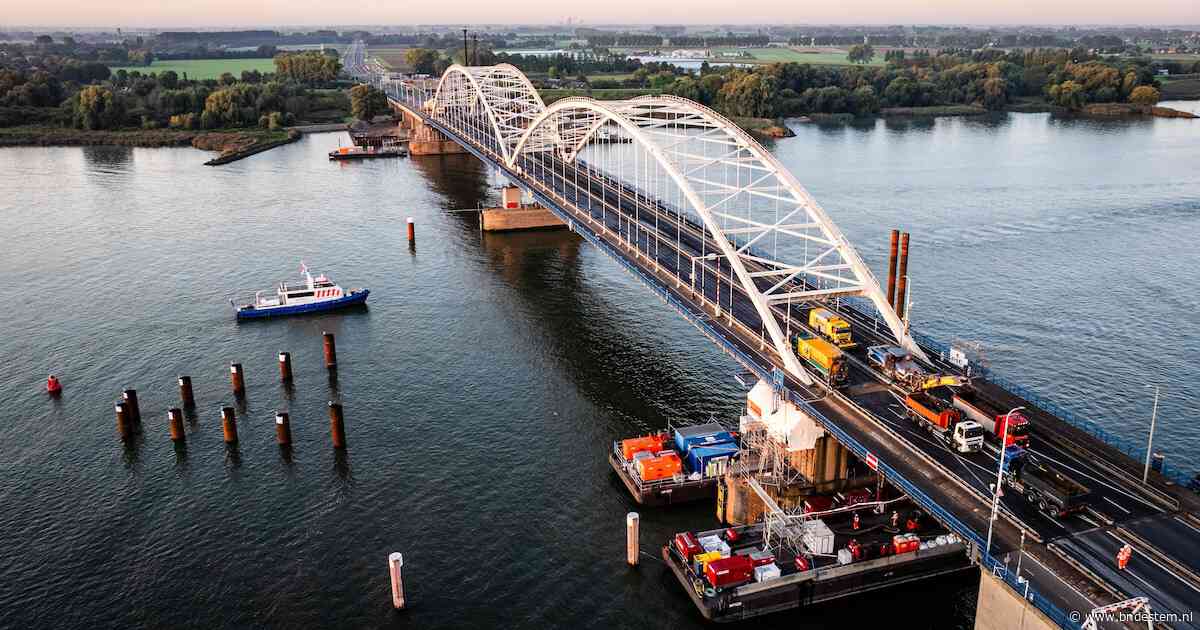 Merwedebrug sneller open dan verwacht na werkzaamheden