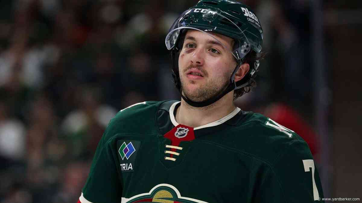 Wild D Brock Faber day-to-day after taking puck to head