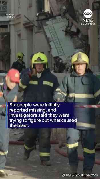 Six bodies recovered after explosion collapses building in Athens