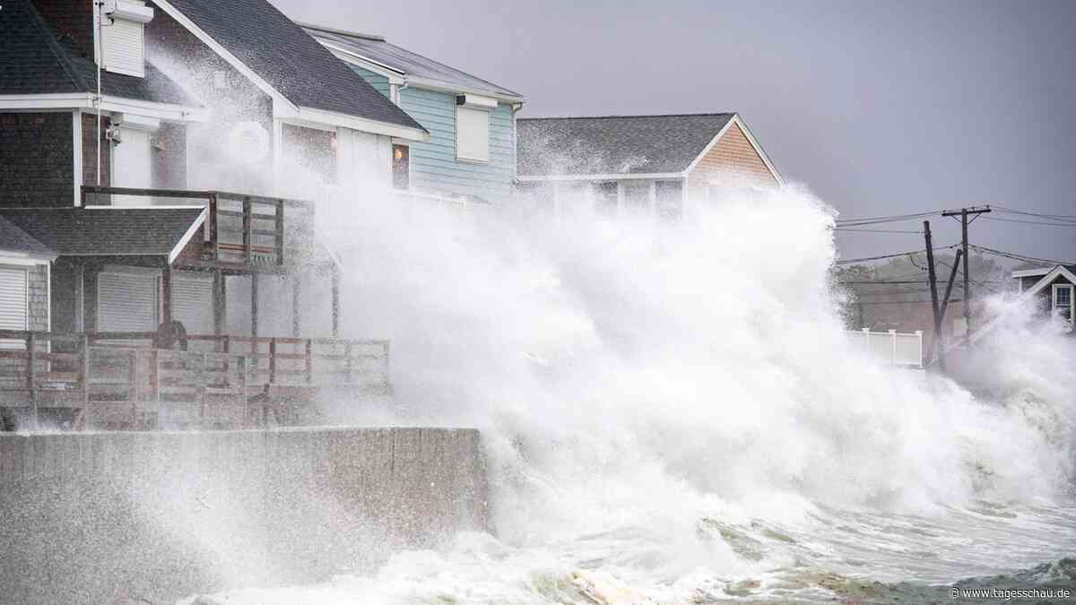 Sturm an der US-Ostküste: Ein Toter, viele Haushalte ohne Strom