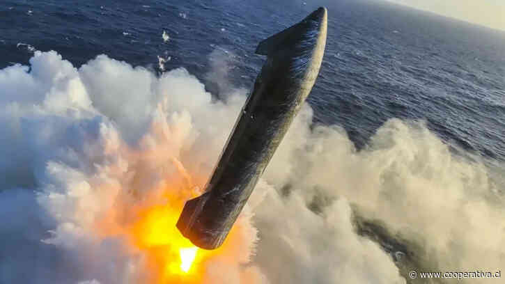Nuevo megacohete Starship amerizará frente a las costas de Chile, según SpaceX