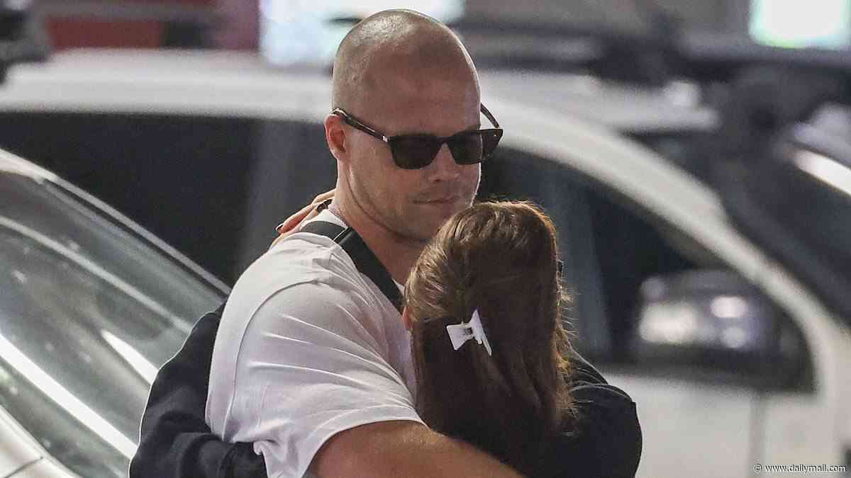 Introducing Mr and Mrs Kenny! Newlyweds Jett and Lily flaunt their love with airport PDA as they arrive back in Queensland after their Italian nuptials