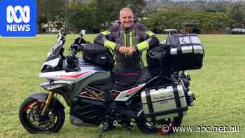 Retiree travelling 18,000km around Australia on electric motorcycle