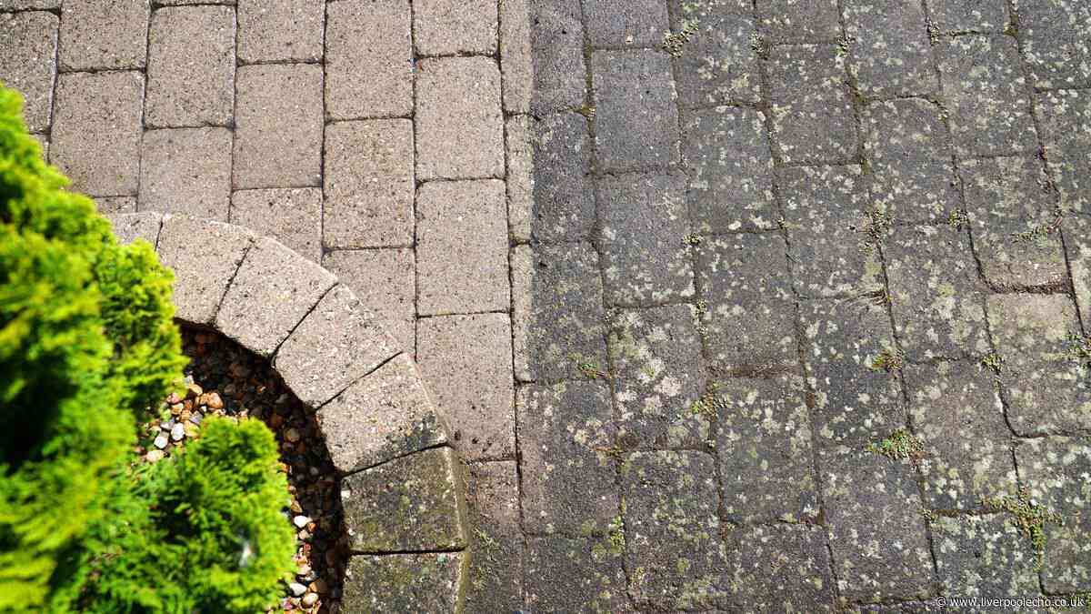Patios will be cleaner in 10 minutes if you use 1 simple household item paving pro loves