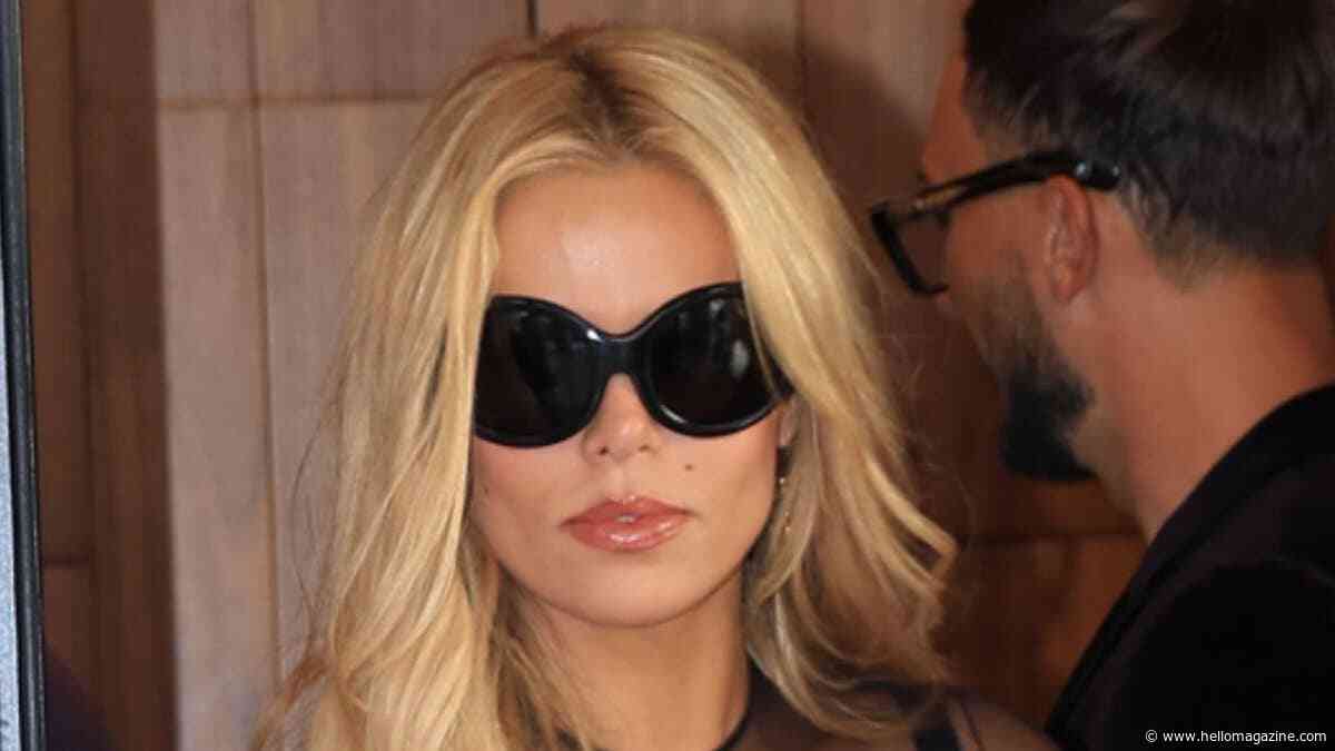 Brooks Nader steps out in daring lingerie look for Milan dinner