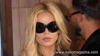Brooks Nader steps out in daring lingerie look for Milan dinner