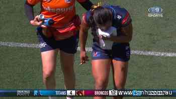 Lofipo leaves field after ugly jaw injury