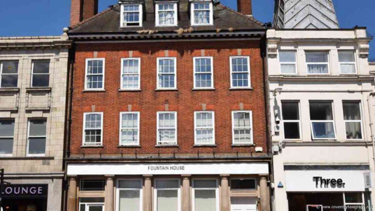 Apartments at former Nuneaton town centre bank up for auction