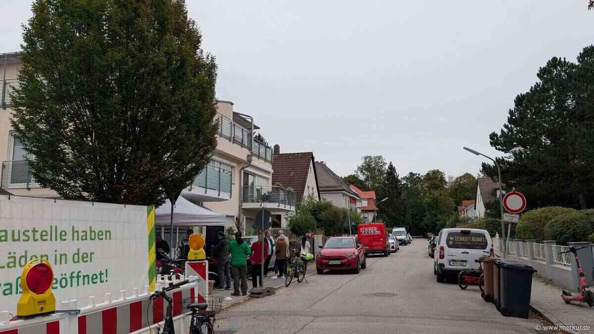 Autos im Sekundentakt: Leibstraßen-Baustelle wirkt sich auf Anliegerstraßen aus