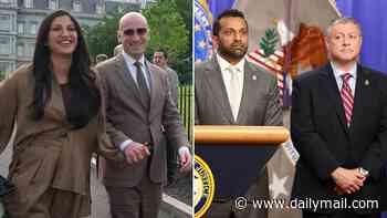 FBI demotes two decorated counter-terror agents after they balked at 'odd' request involving wife of Trump aide Stephen Miller