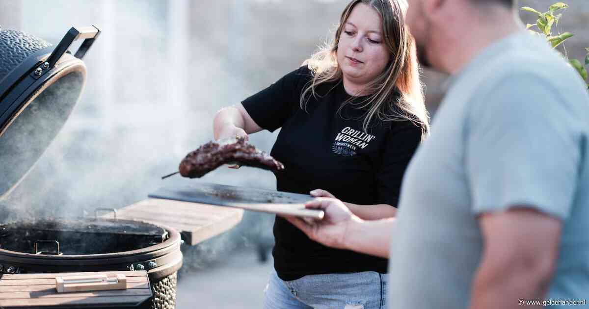 Joyce (32) staat achter de barbecue, en dat leidt nog vaak tot verbazing: ‘Het is nog echt een mannenwereld’