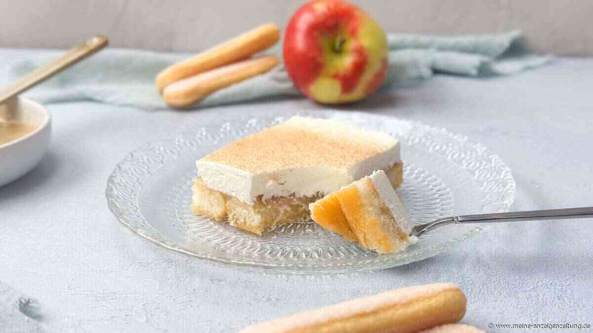 Saftiger Apfel-Schmand-Kuchen ohne Backen – fertig in 20 Minuten