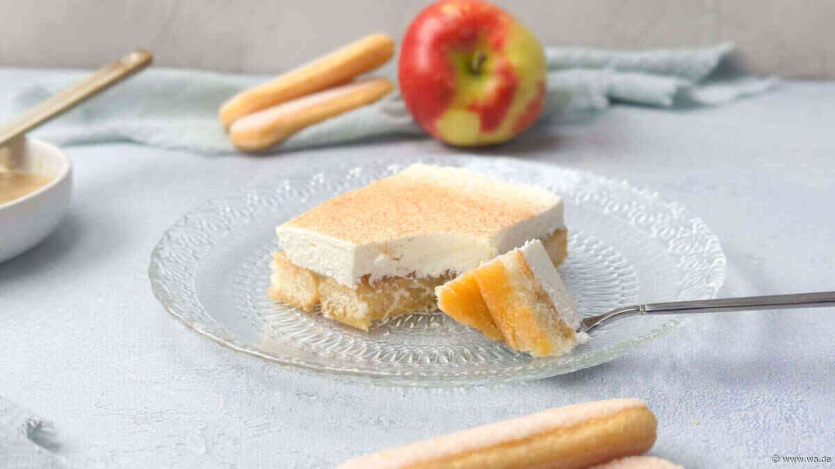 Saftiger Apfel-Schmand-Kuchen ohne Backen – fertig in 20 Minuten