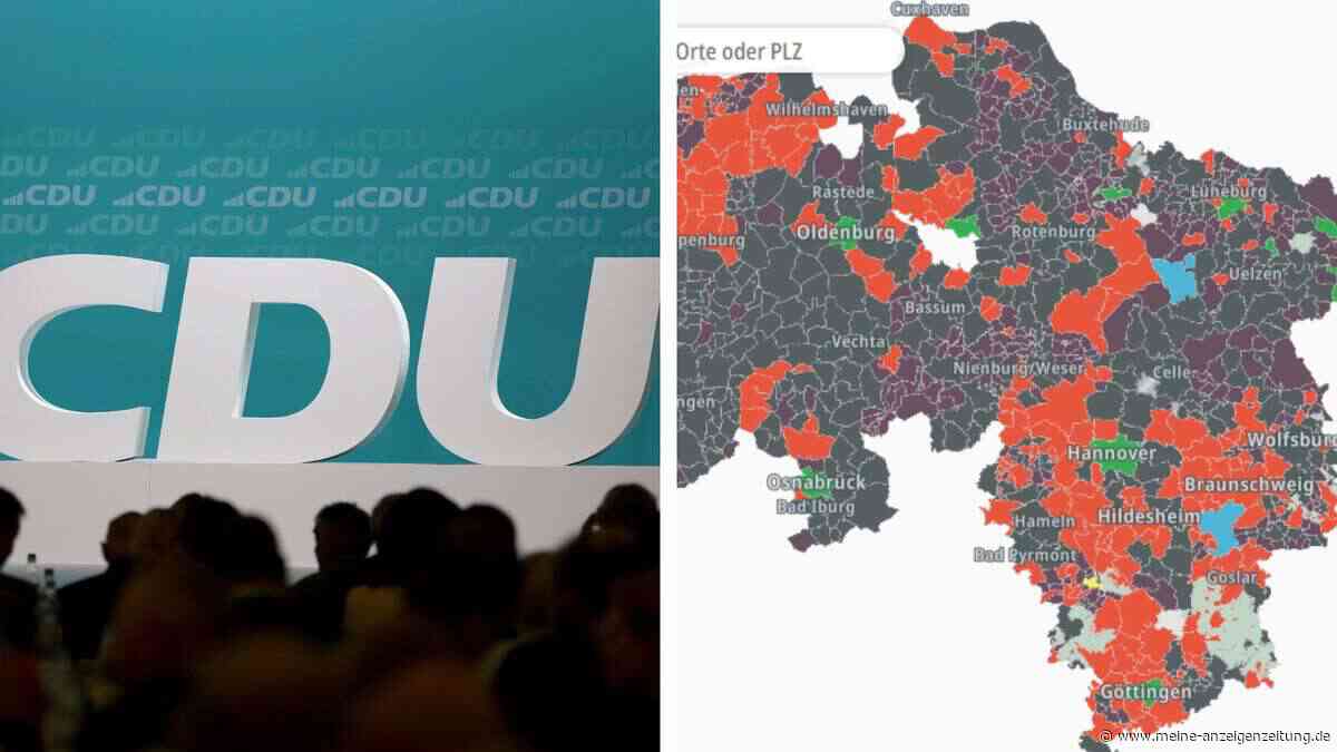Kommunalwahl 2026 in Niedersachsen: Live-Grafik zeigt CDU-Ergebnisse der Stichwahlen
