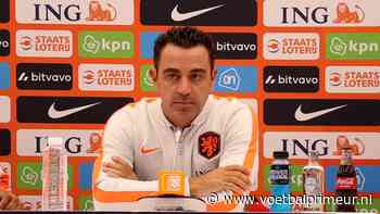 Xavi geeft uitleg over blessuregeval bij Oranje: 'Gebeurde vrijdag op de training'