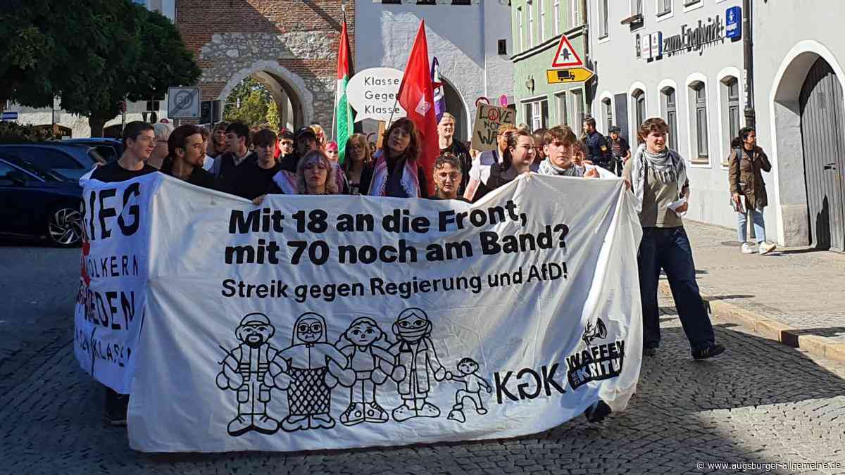 Gegen Wehrpflicht, gegen Krieg. Was wird beim „Schulstreik“ in Ingolstadt gefordert?