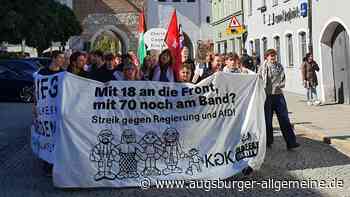 Gegen Wehrpflicht, gegen Krieg. Was wird beim „Schulstreik“ in Ingolstadt gefordert?